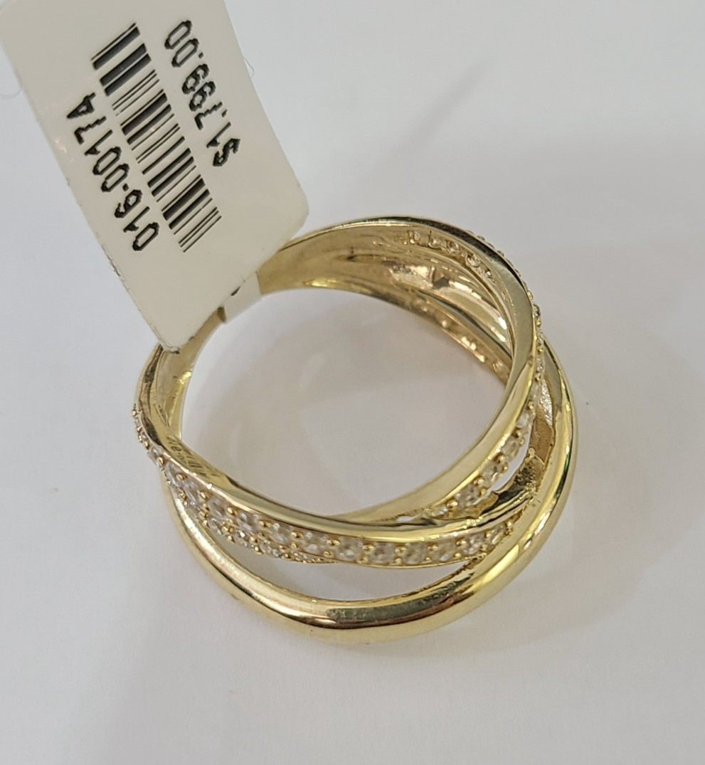 Real 10k Ring Engagement Yellow Gold Men Women Genuine