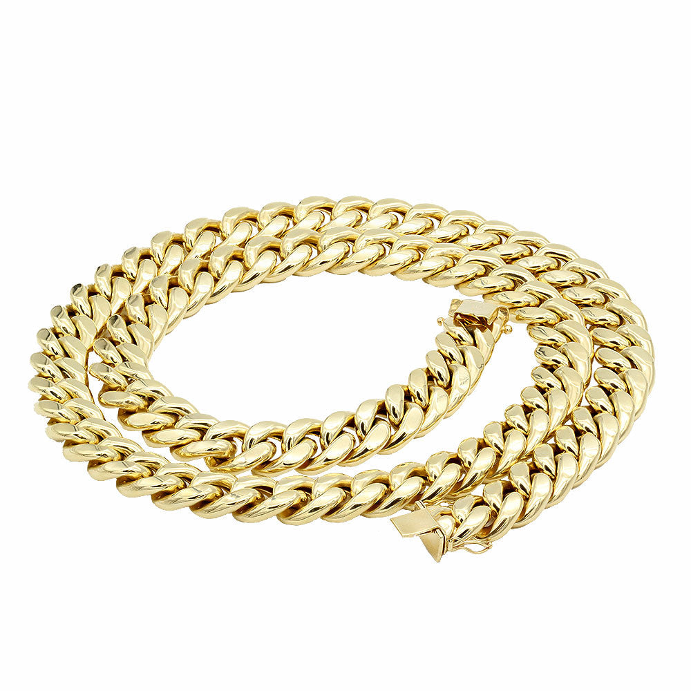 How to Style a 10k Gold Miami Cuban Link Chain