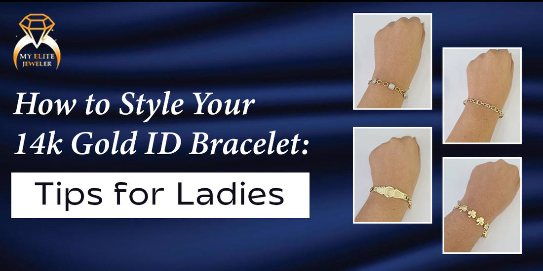 14k gold id bracelet for ladies