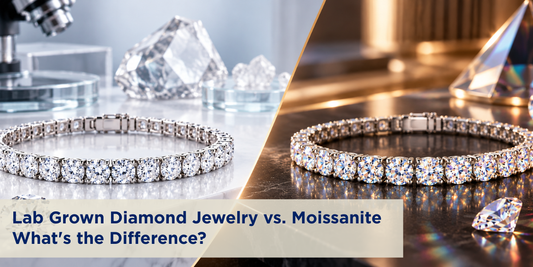 Lab Grown Diamond Jewelry vs. Moissanite: What's the Difference?