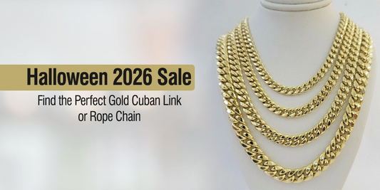 Halloween 2026 Sale: Find the Perfect Gold Cuban Link or Rope Chain