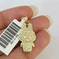 10k Cartoon Monster Charm Pendant Men Women 10kt Real Yellow Gold