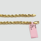 Real 14k Yellow Gold Rope Bracelet 4mm 8 Inch Lobster Clasp Brand New 14 KT SALE