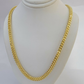 Real 14k Yellow Gold Franco Necklace Box Chain 22-26 Inch 3.5mm 14KT Mens SALE