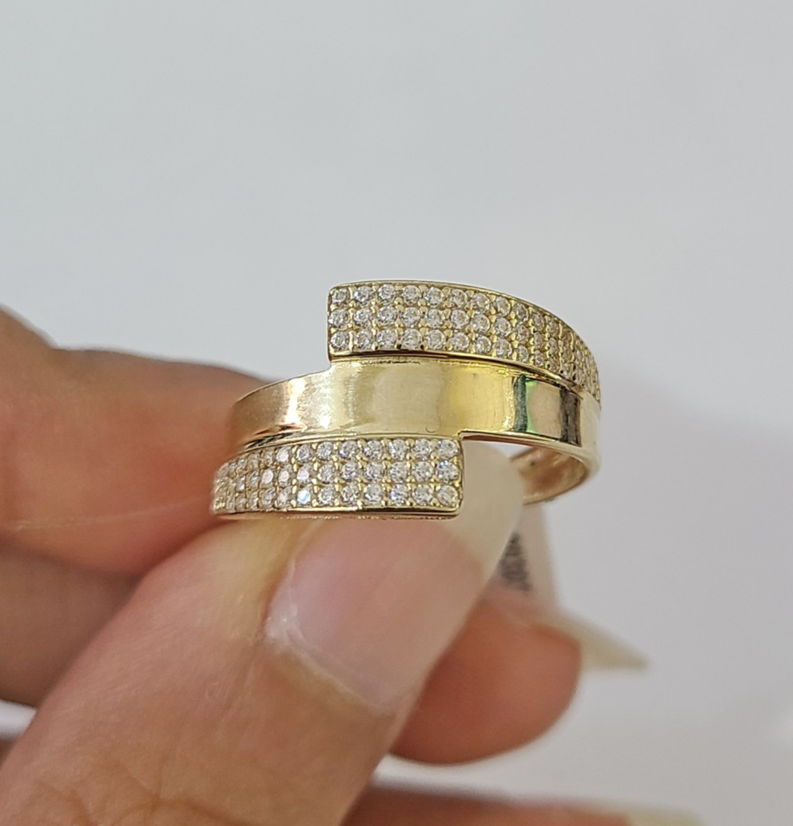 Real 10k Ring Engagement Yellow Gold Men Women Genuine