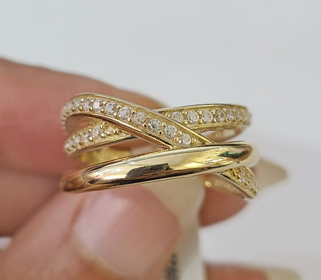 Real 10k Ring Engagement Yellow Gold Men Women Genuine