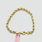 Real 14k Yellow Gold Rope Bracelet 5mm 8.5'' Inches Lobster Clasp New 14 KT SALE