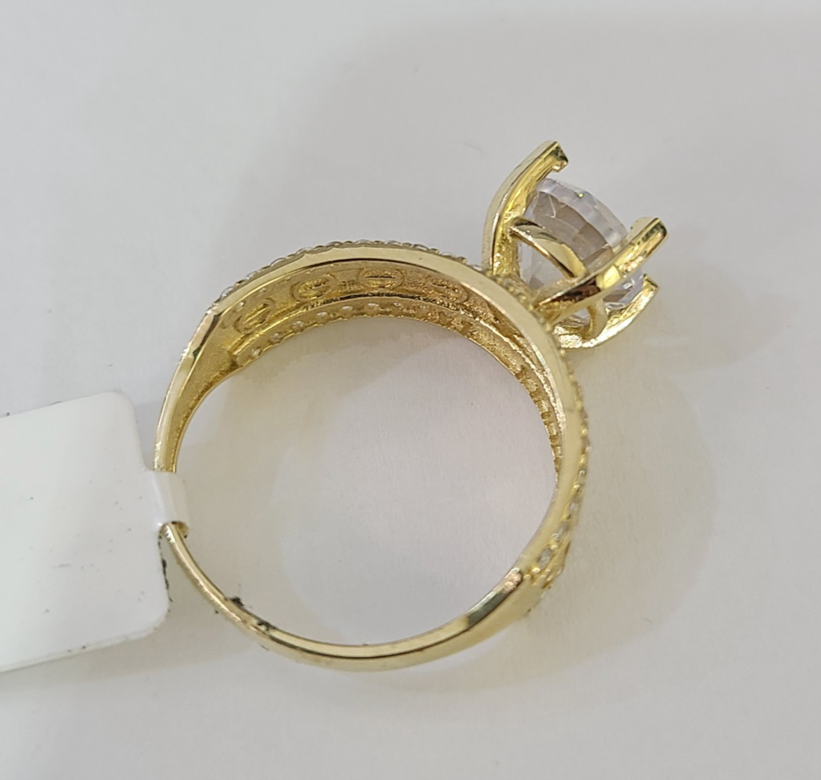 Real 10k Ring Engagement Yellow Gold Men Women Genuine