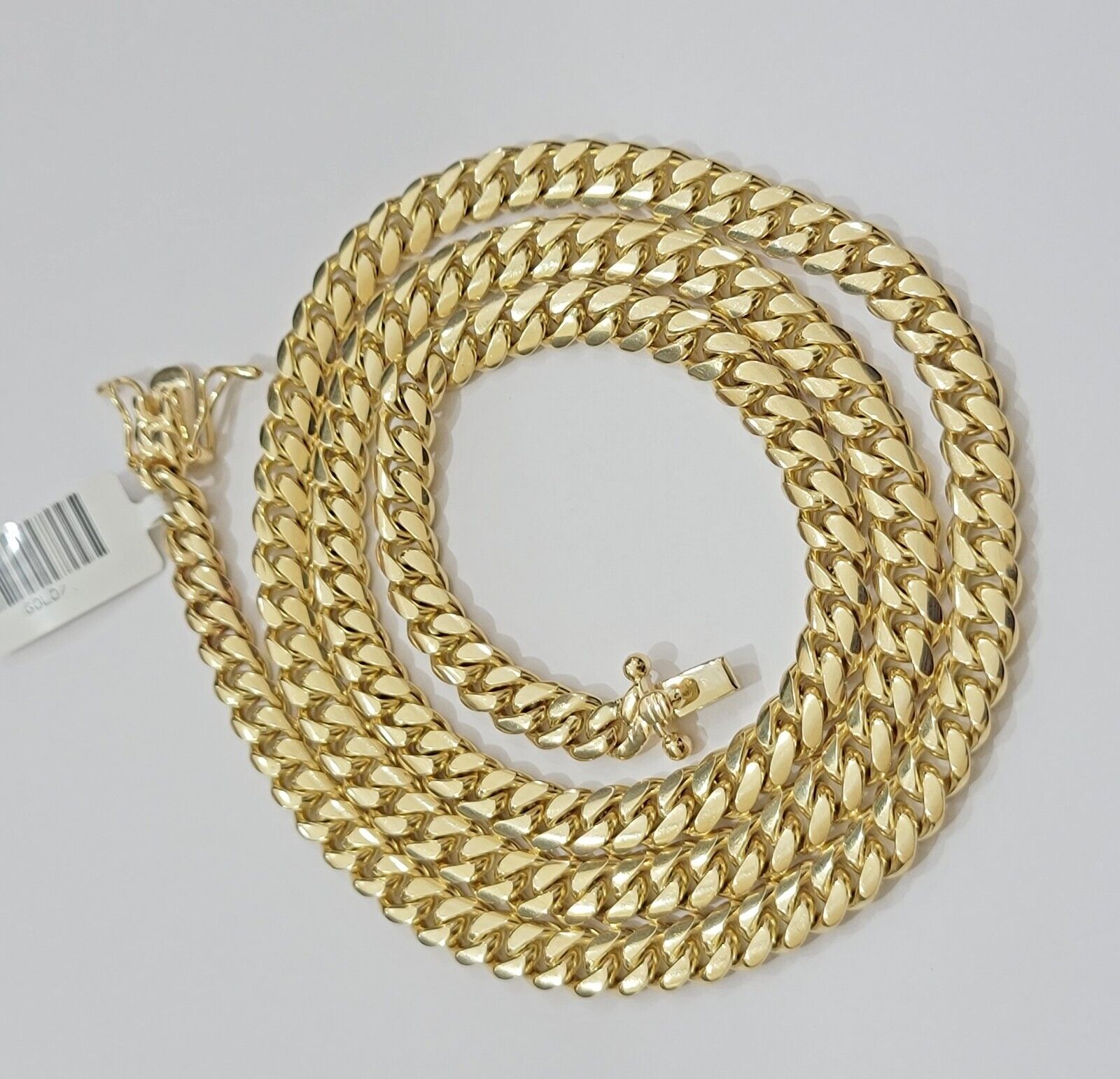 14k Gold Miami Cuban Link Chain Necklace 6mm 20