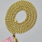 Real 14k Yellow Gold Chain Miami Cuban Link Necklace 24 Inch 5mm 10kt Men Women