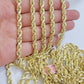 14k Gold Rope Chain Necklace 5mm 18-26 Inch Diamond Cut Men Women REAL 14KT GOLD