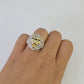 Real 10k Diamond Ring Roaring Lion Men 10kt Yellow Gold Casual Ring Size 6 7 8 9 10 11 & 12