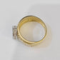 10k Heart Ring Yellow Gold Men Women Real Genuine