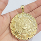 Jesus Virgin Mary Charm Pendant Real 10k Yellow Gold For 10kt Chain Necklace New