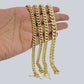 REAL 10kt Yellow Gold Bracelet Miami Cuban Link 6mm 7mm 8mm 9mm 7''-9" Inch SALE