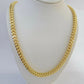 Real 10k Gold Franco Necklace Box Chain 22" & 24" Inch 6mm 10kt Yellow Gold SALE