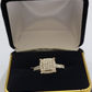 Real 10k Yellow Gold 1.35CT Diamond Ring Women Band Natural Genuine Wedding SALE