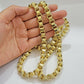 Real Box Byzantine chain necklace 7mm 10K Yellow Gold 26 Inches Men's 10KT