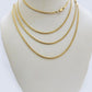 Real 18kt Yellow Gold Miami Cuban Chain Necklace 3mm 22 Inch Men Women SOLID NEW