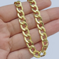 Real 14k Yellow Gold Cuban Curb Bracelet 8mm 8 Inch Lobster Clasp 14 KT New SALE