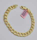 Real 14k Yellow Gold Cuban Curb Bracelet 8mm 8 Inch Lobster Clasp 14 KT New SALE