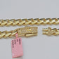 Real 14k Yellow Gold Monaco Chain Necklace 20" 22'' 24'' 26" Inch 9mm 14kt SALE