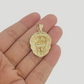 10k Gold Rope Chain Lion Head Charm Pendant 3mm 16-28'' Inches Necklace SALE NEW