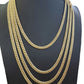 14k Gold Miami Cuban Link Chain Necklace 6mm 20"- 28 Inch SOLID 14 KT Men Women