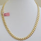 Real 14k Yellow Gold Monaco Chain Necklace 20" 22'' 24'' 26" Inch 9mm 14kt SALE