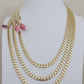 Real 14k Yellow Gold Monaco Chain Necklace 20" 22'' 24'' 26" Inch 7mm 14kt SALE