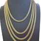 Real 14k Gold Chain 6mm Miami Cuban Link  20" 22" 24" 26" 28 Inch Necklace SOLID