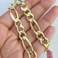 Real 14k Yellow Gold Figaro Bracelet 8mm 8 Inch Lobster Clasp Brand New 14KT