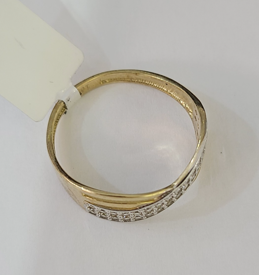 Real 10k Ring Engagement Yellow Gold Men Women Genuine