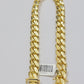 Real 14k Gold Bracelet Solid Miami Cuban Link 8mm 9mm 10mm 7.5" 8" 8.5 8.9" Inch