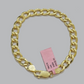 Real 14k Yellow Gold Cuban Curb Bracelet 8mm 8 Inch Lobster Clasp 14 KT New SALE