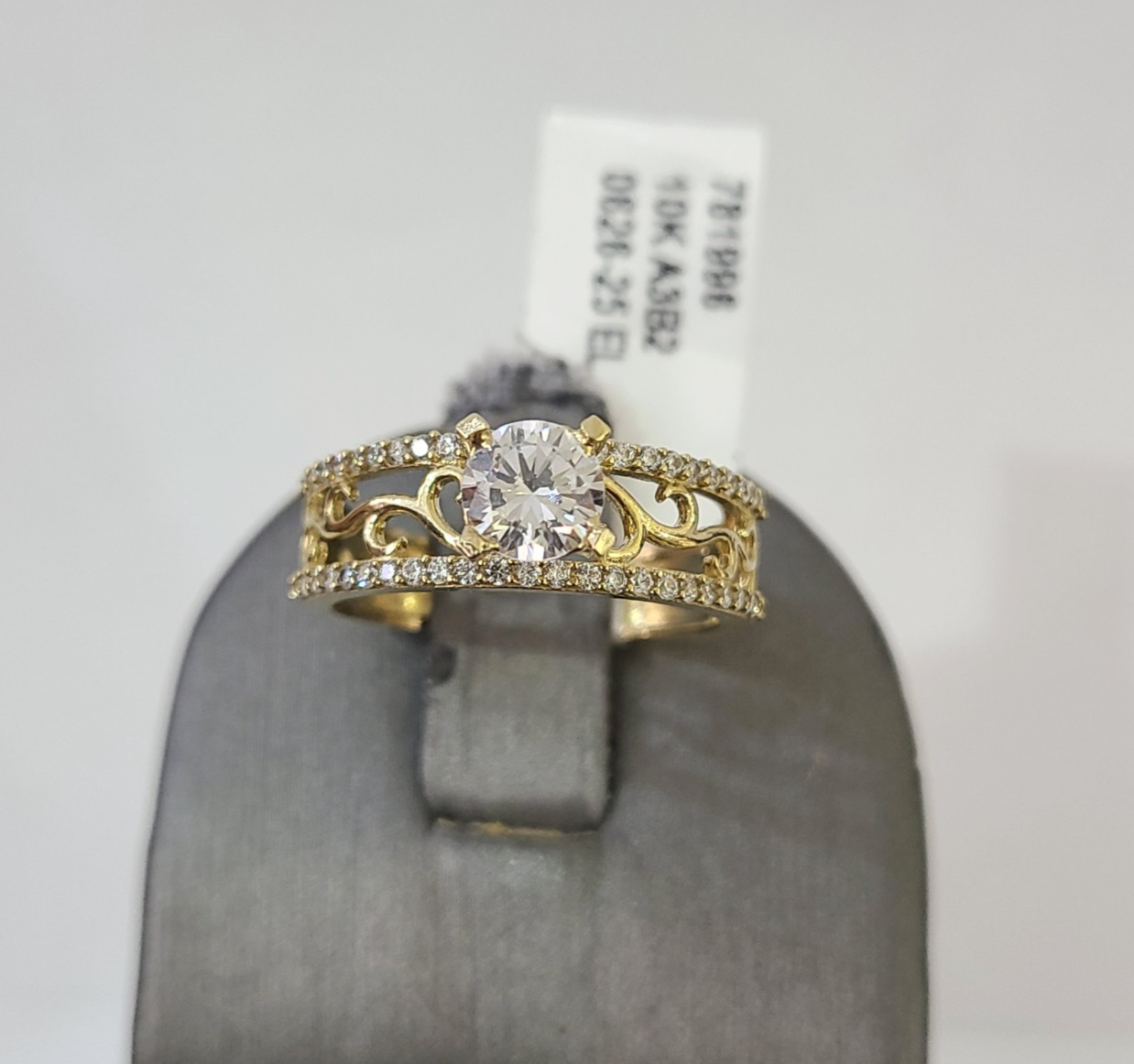 Real 10k Ring Engagement Yellow Gold Men Women Genuine