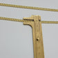 Real 14k Yellow Gold Chain Miami Cuban Link Necklace 24 Inch 5mm 10kt Men Women