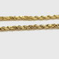 Real 14k Yellow Gold Rope Bracelet 4mm 8 Inch Lobster Clasp Brand New 14 KT SALE