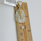 Real Diamond Pharoah Charm Pendant 10k Yellow Gold 0.85 CT Natura Chain Necklace