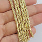 Real 10k Yellow Gold Milano Rope Chain Necklace 18"-24"Inches 3mm 10kt Men Women