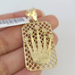 10k Crown Charm Pendant Mens Womens REAL 10Kt Yellow Gold Genuine