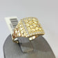 Real 10k Nugget Ring Yellow Gold Women Men Genuine 10Kt