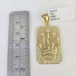 10k Gold Chain Crown Pendant Set Miami Cuban link Necklace 5mm 20"-30" Charm