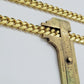 Real 10k Gold Chain Necklace Miami Cuban Link 18"-28" Inch 8mm Box Lock 10kt Men