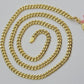 Real 14k Yellow Gold Chain Miami Cuban Link Necklace 24 Inch 5mm 10kt Men Women