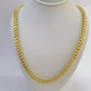 Real 10k Gold Franco Necklace Box Chain 22" & 24" Inch 6mm 10kt Yellow Gold SALE