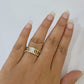 Real 10k Ring Engagement Yellow Gold Men Women Genuine