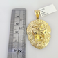 10k Roaring Lion Charm Pendant Mens REAL 10Kt Lion Head Yellow Gold