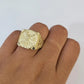 10k 50 Pesos Coin Centenario Ring Yellow Gold Men Women Real Genuine