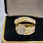 14k Yellow Gold 1.40CT Diamond Ring Band Ladies Trio Set Wedding Engagement SALE